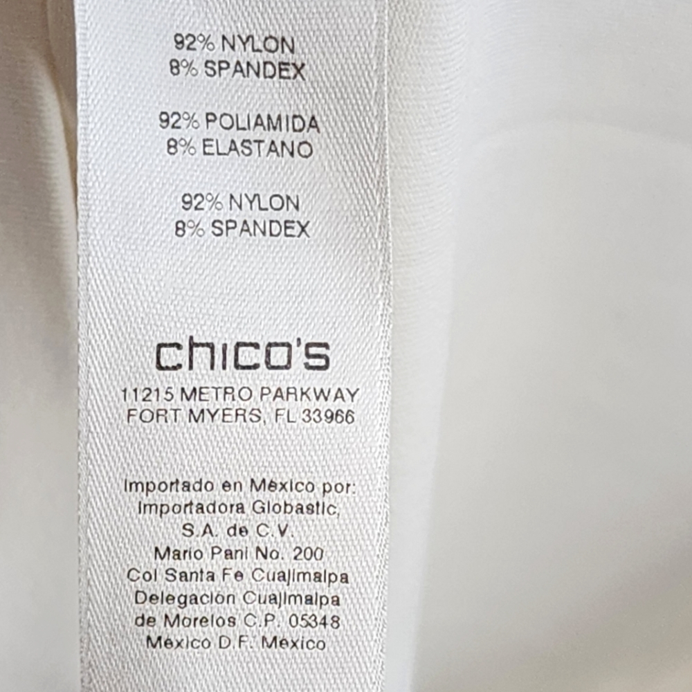 Ivory Spandex Tank Top Size 0/S/4 - Picture 3 of 8
